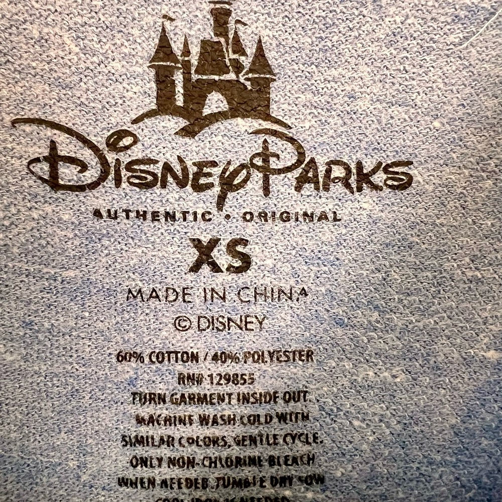 Disney Stitch Long Sleeve Grey Shirt Jersey Size XS - Picture 2 of 4